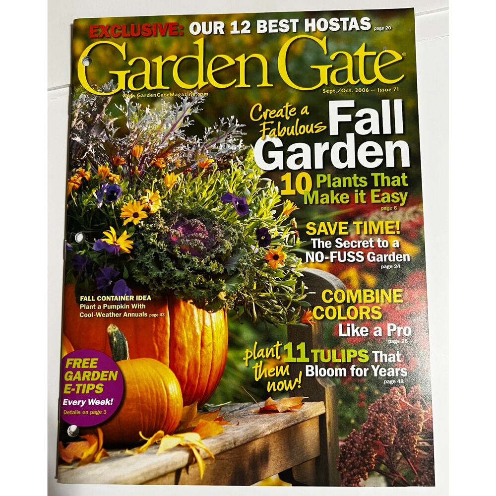 Garden Gate Gardening Back Issues September/October 2006 Issue 71